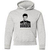 Sweatshirts Ash / YS Tyler Fucking Durden Youth Hoodie