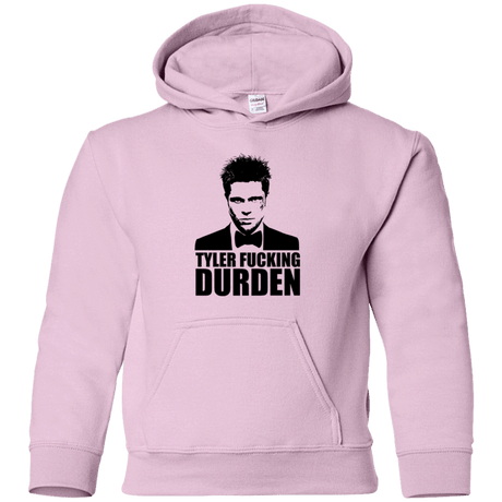 Sweatshirts Light Pink / YS Tyler Fucking Durden Youth Hoodie