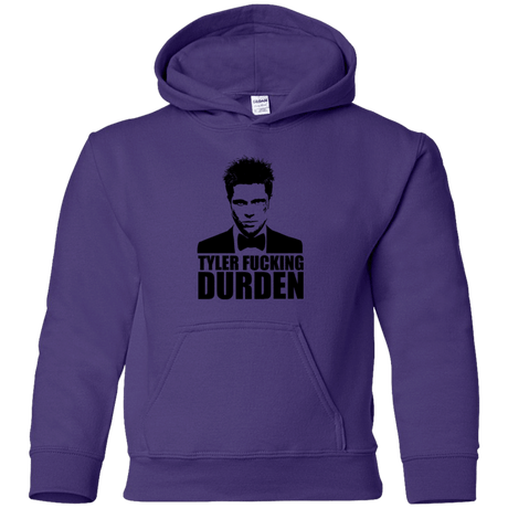 Sweatshirts Purple / YS Tyler Fucking Durden Youth Hoodie