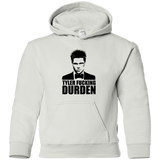 Sweatshirts White / YS Tyler Fucking Durden Youth Hoodie