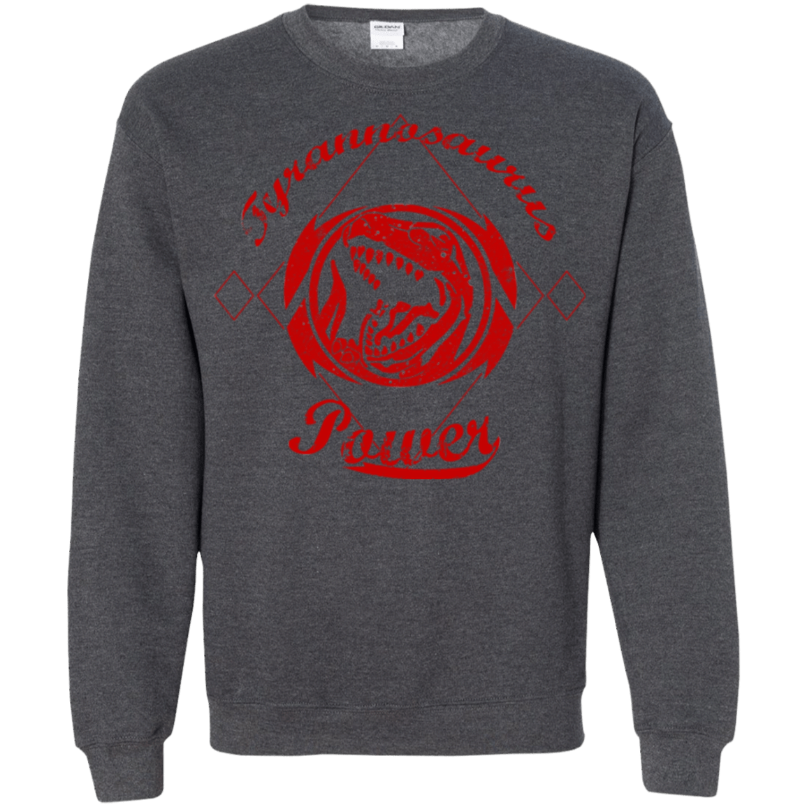 Sweatshirts Dark Heather / Small Tyrannosaurus Crewneck Sweatshirt