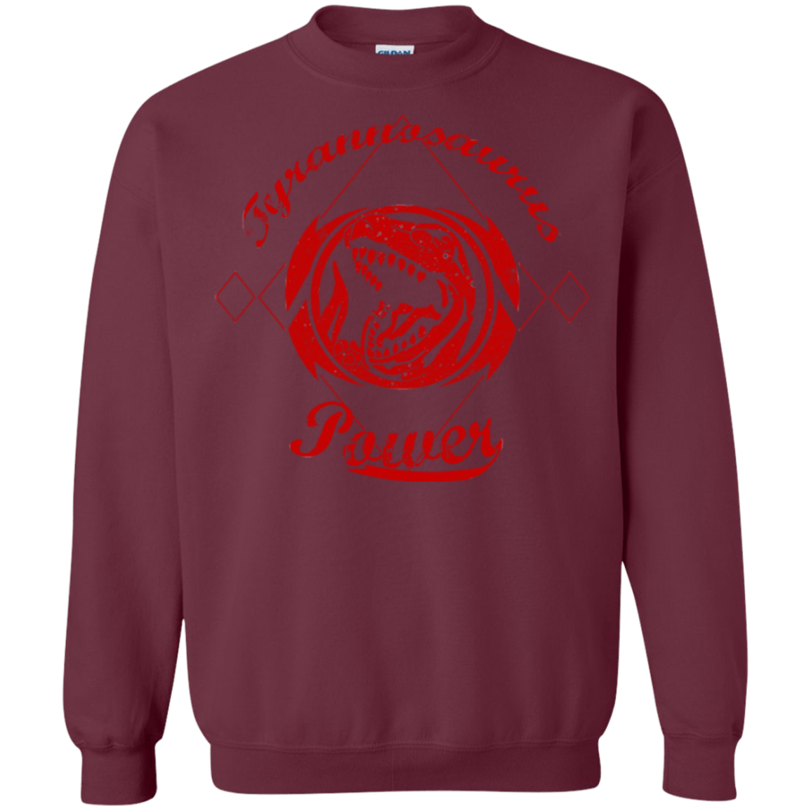 Sweatshirts Maroon / Small Tyrannosaurus Crewneck Sweatshirt