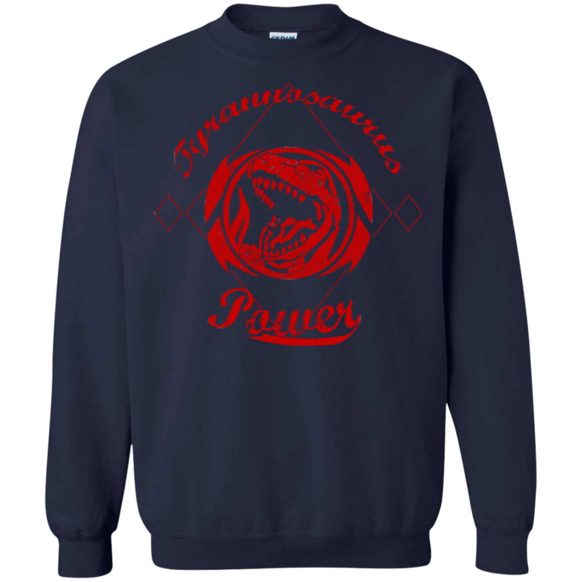 Sweatshirts Navy / Small Tyrannosaurus Crewneck Sweatshirt