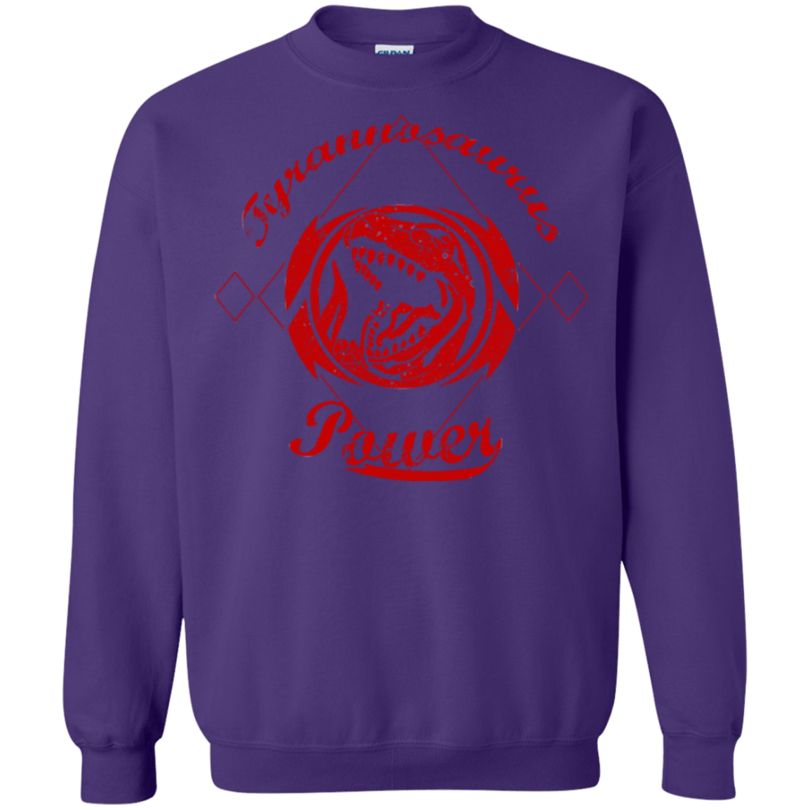 Sweatshirts Purple / Small Tyrannosaurus Crewneck Sweatshirt