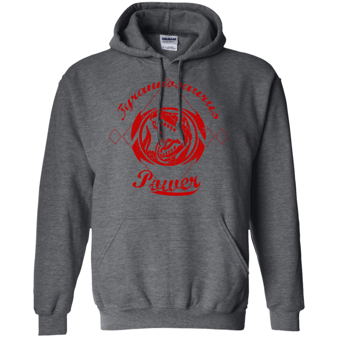 Sweatshirts Dark Heather / Small Tyrannosaurus Pullover Hoodie