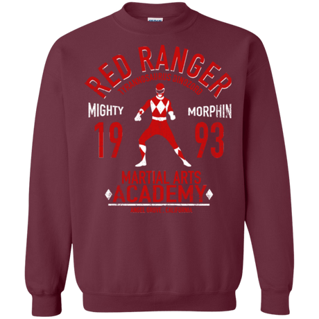 Sweatshirts Maroon / Small Tyrannosaurus Ranger (1) Crewneck Sweatshirt