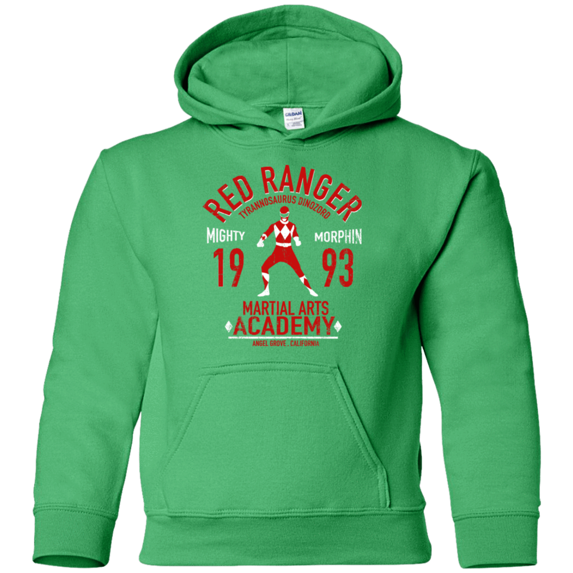 Sweatshirts Irish Green / YS Tyrannosaurus Ranger (1) Youth Hoodie