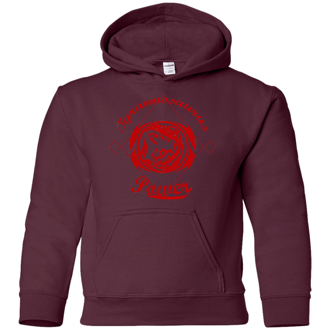 Sweatshirts Maroon / YS Tyrannosaurus Youth Hoodie