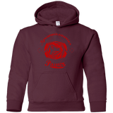 Sweatshirts Maroon / YS Tyrannosaurus Youth Hoodie