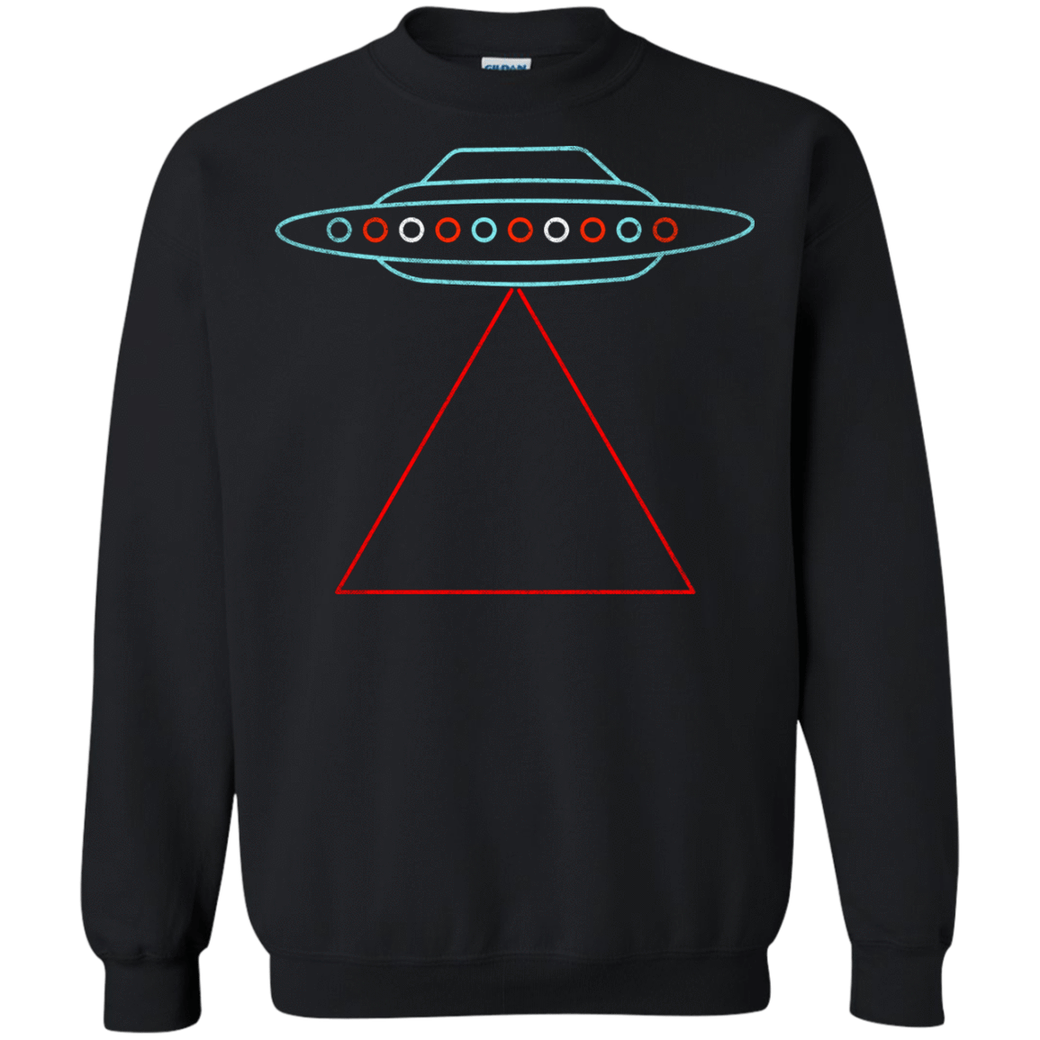 Sweatshirts Black / S UFO Tri Crewneck Sweatshirt