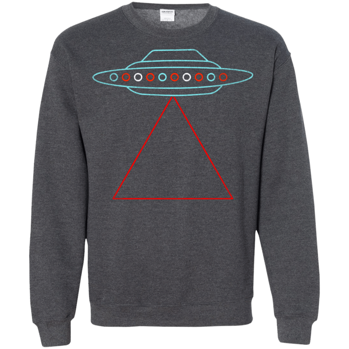 Sweatshirts Dark Heather / S UFO Tri Crewneck Sweatshirt