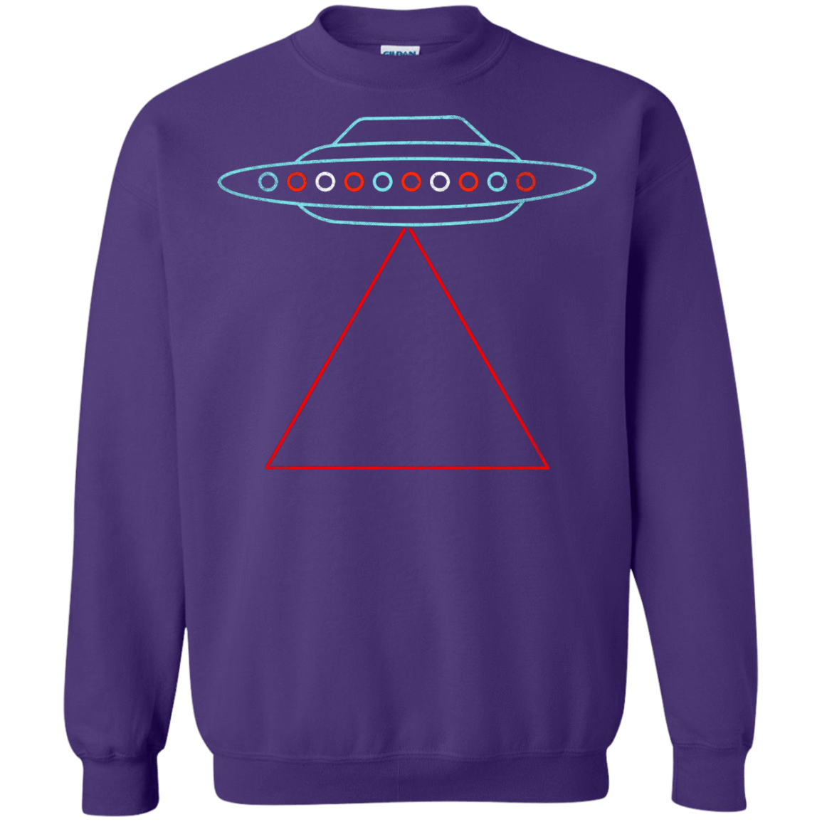 Sweatshirts Purple / S UFO Tri Crewneck Sweatshirt