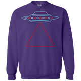 Sweatshirts Purple / S UFO Tri Crewneck Sweatshirt