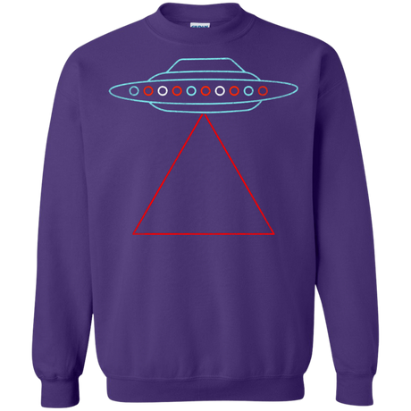 Sweatshirts Purple / S UFO Tri Crewneck Sweatshirt