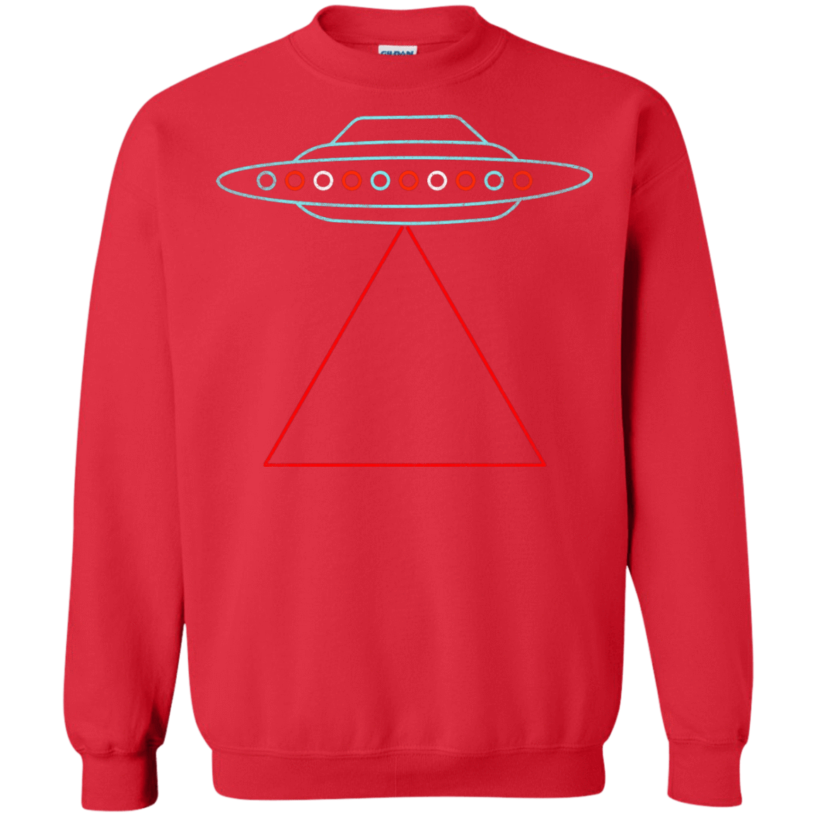 Sweatshirts Red / S UFO Tri Crewneck Sweatshirt