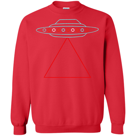 Sweatshirts Red / S UFO Tri Crewneck Sweatshirt