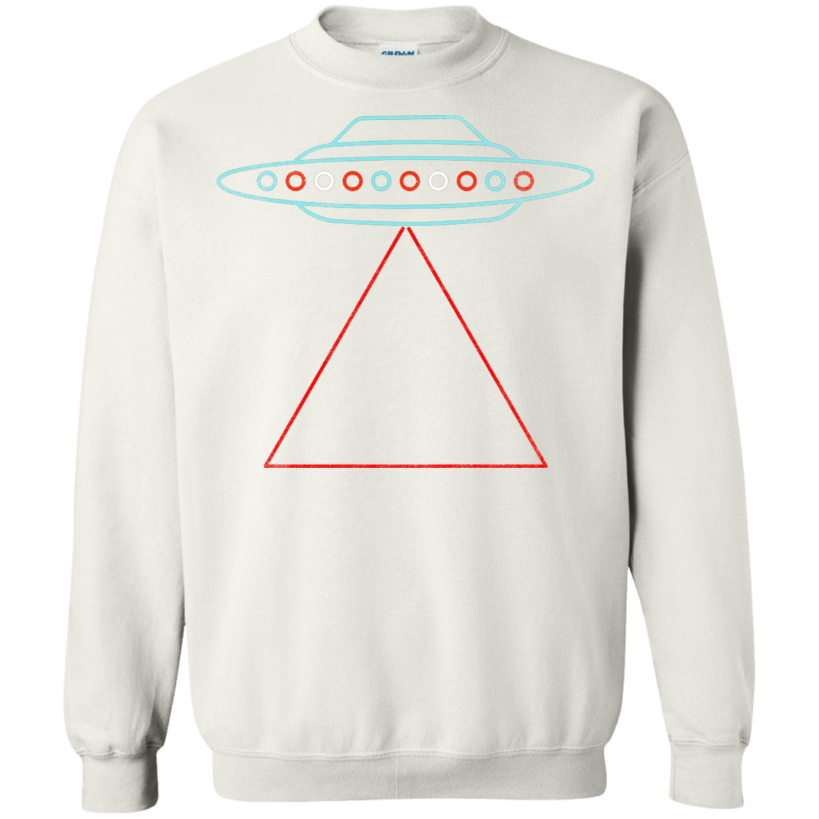 Sweatshirts White / S UFO Tri Crewneck Sweatshirt