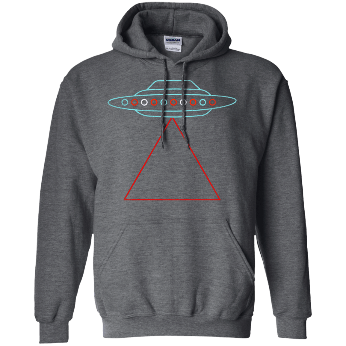 Sweatshirts Dark Heather / S UFO Tri Pullover Hoodie