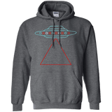 Sweatshirts Dark Heather / S UFO Tri Pullover Hoodie