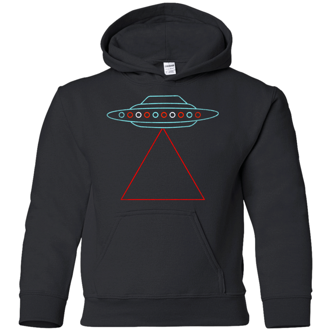 Sweatshirts Black / YS UFO Tri Youth Hoodie
