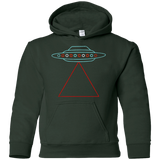 Sweatshirts Forest Green / YS UFO Tri Youth Hoodie