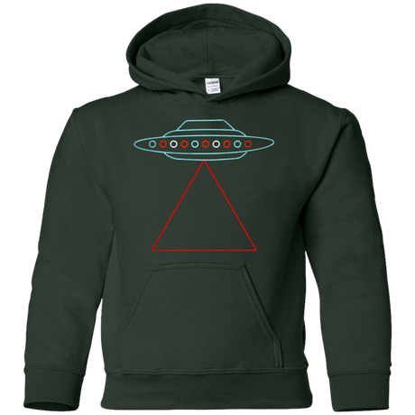 Sweatshirts Forest Green / YS UFO Tri Youth Hoodie