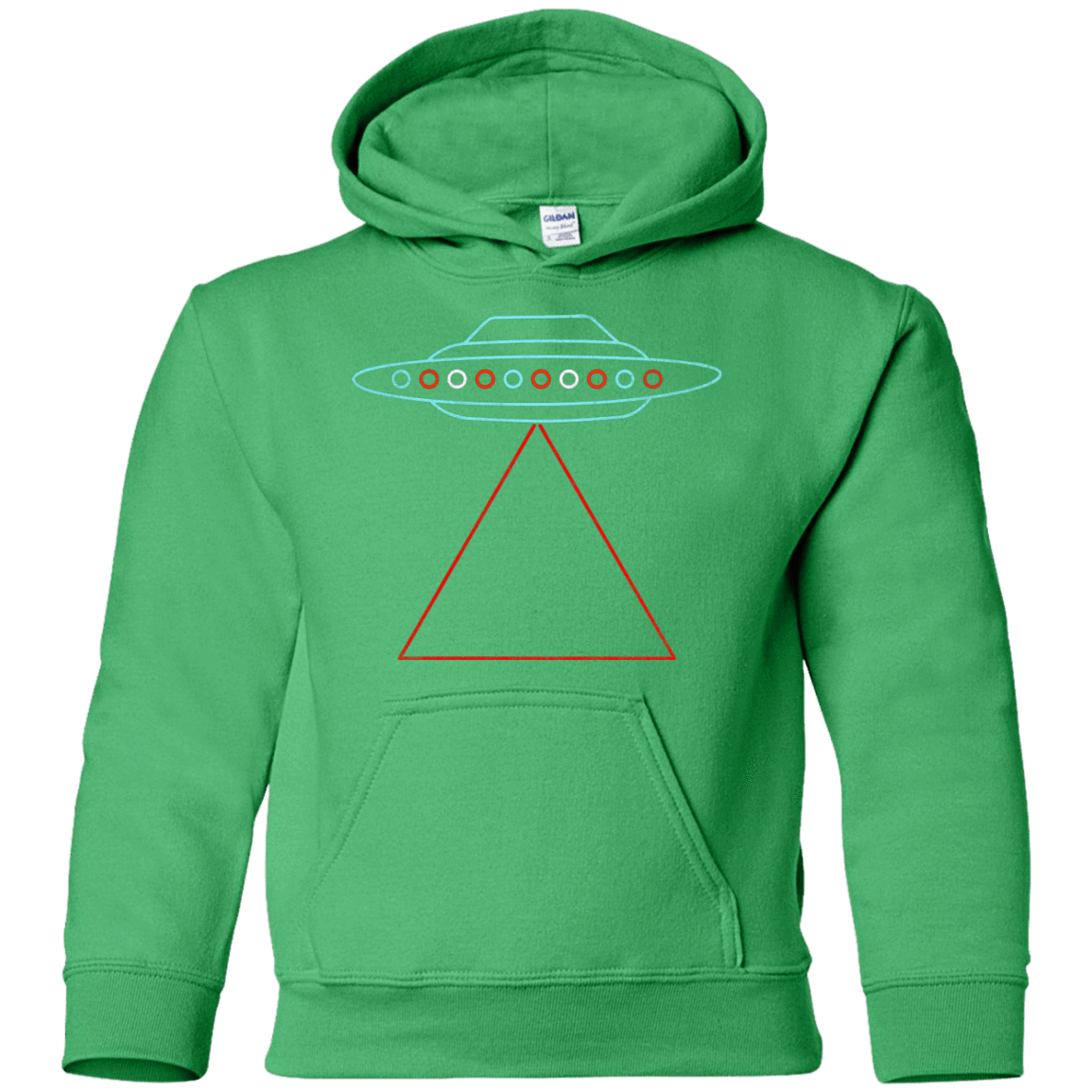 Sweatshirts Irish Green / YS UFO Tri Youth Hoodie