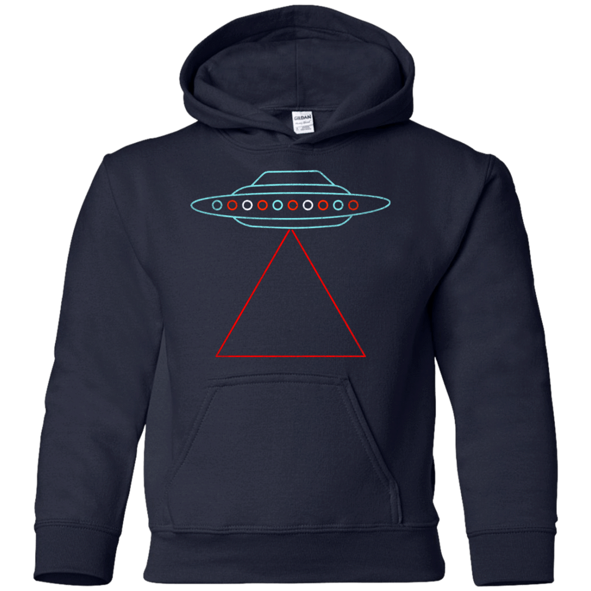 Sweatshirts Navy / YS UFO Tri Youth Hoodie