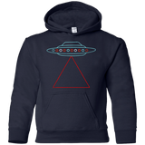 Sweatshirts Navy / YS UFO Tri Youth Hoodie