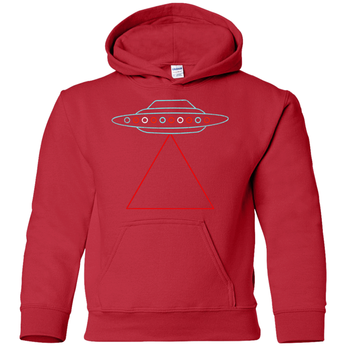 Sweatshirts Red / YS UFO Tri Youth Hoodie