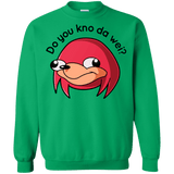 Sweatshirts Irish Green / Small Ugandan Knuckles Crewneck Sweatshirt