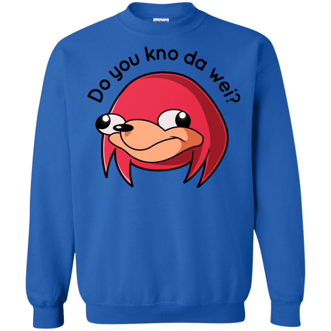 Sweatshirts Royal / Small Ugandan Knuckles Crewneck Sweatshirt