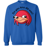 Sweatshirts Royal / Small Ugandan Knuckles Crewneck Sweatshirt