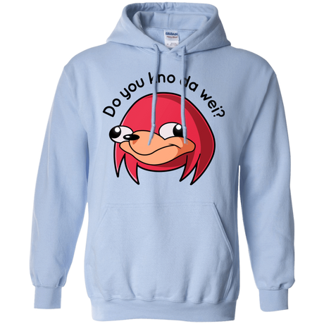 Sweatshirts Light Blue / Small Ugandan Knuckles Pullover Hoodie