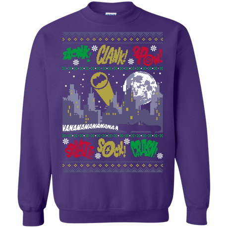 Sweatshirts Purple / Small UGLY BATMAN Crewneck Sweatshirt