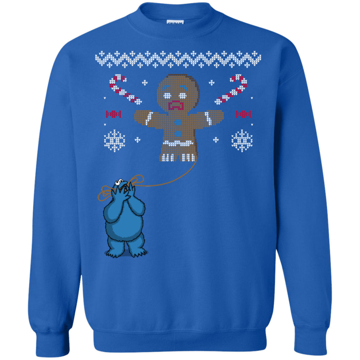 Sweatshirts Royal / S Ugly Cookie Crewneck Sweatshirt
