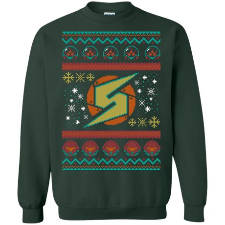 Sweatshirts Forest Green / Small UGLY METROID Crewneck Sweatshirt