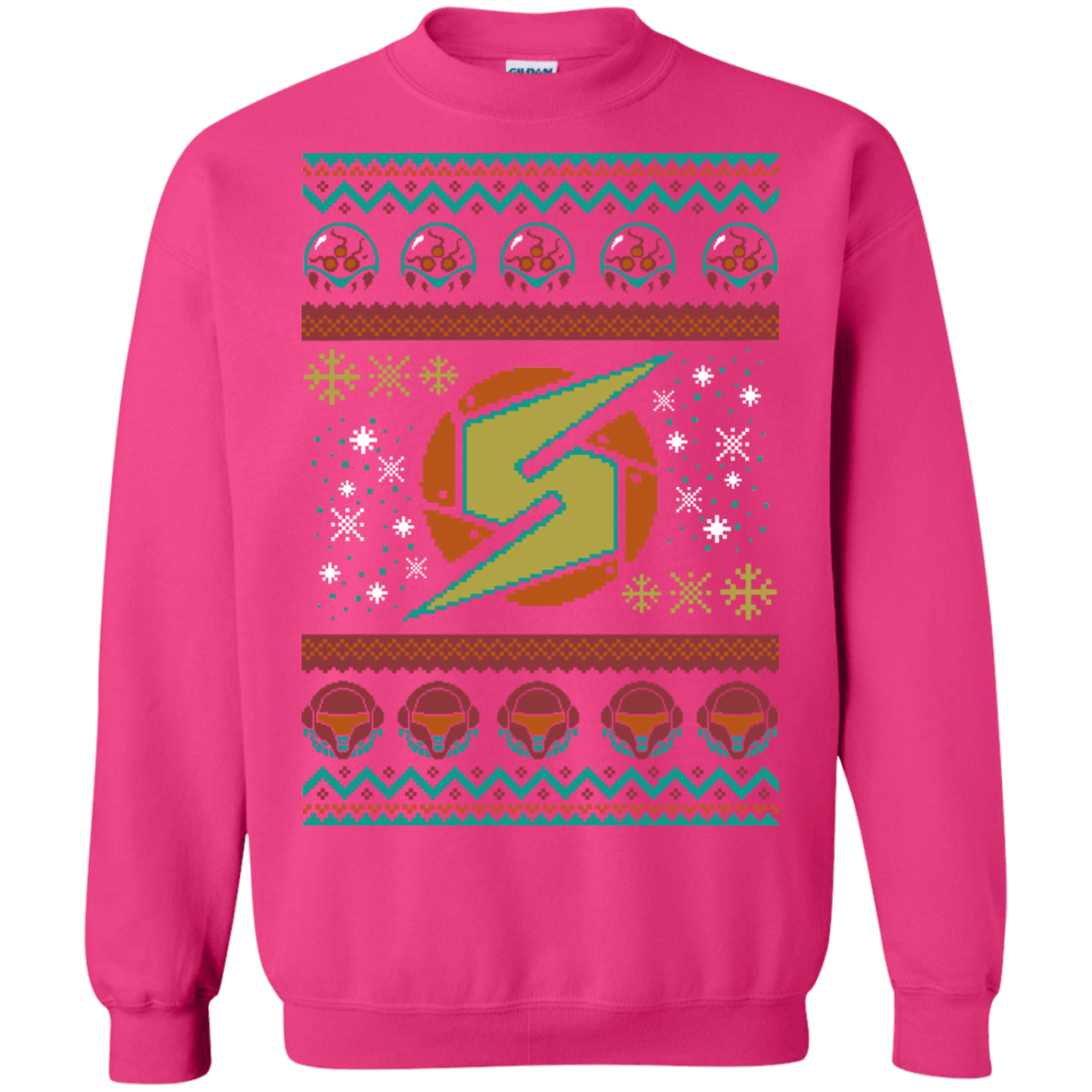Sweatshirts Heliconia / Small UGLY METROID Crewneck Sweatshirt