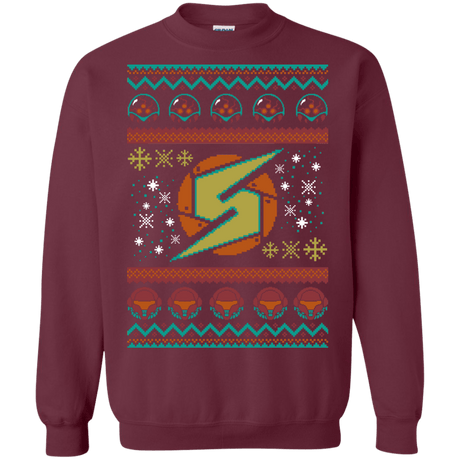 Sweatshirts Maroon / Small UGLY METROID Crewneck Sweatshirt