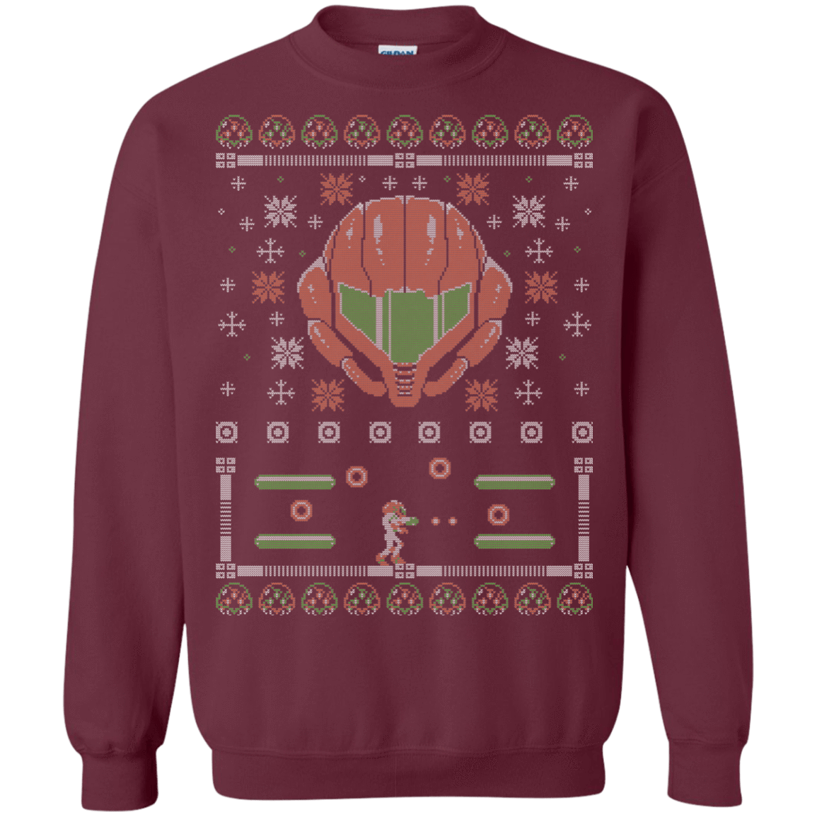 Sweatshirts Maroon / Small Ugly Samus Sweater Crewneck Sweatshirt
