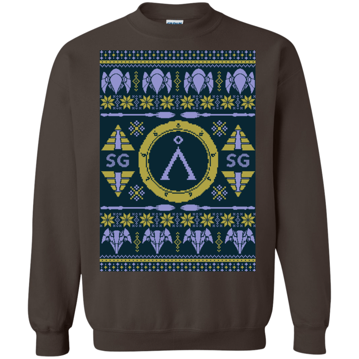 Sweatshirts Dark Chocolate / Small UGLY STARGATE Crewneck Sweatshirt