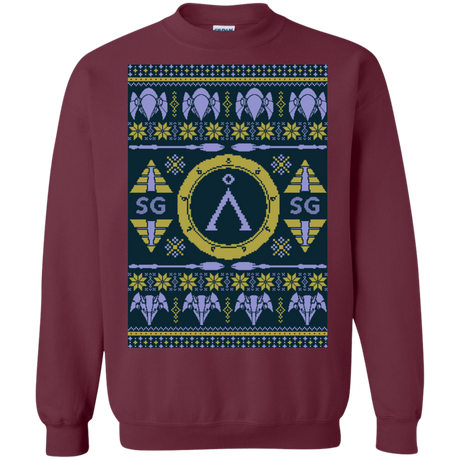 Sweatshirts Maroon / Small UGLY STARGATE Crewneck Sweatshirt