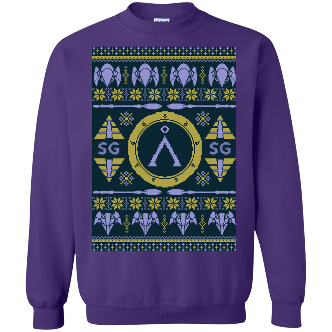 Sweatshirts Purple / Small UGLY STARGATE Crewneck Sweatshirt