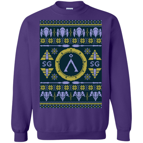 Sweatshirts Purple / Small UGLY STARGATE Crewneck Sweatshirt