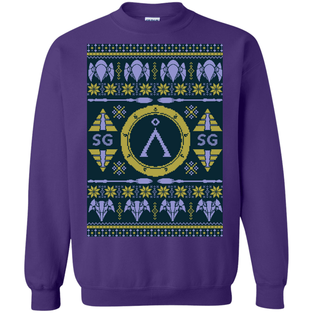 Sweatshirts Purple / Small UGLY STARGATE Crewneck Sweatshirt