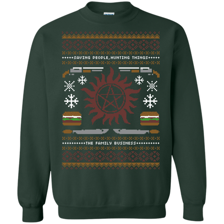 Sweatshirts Forest Green / Small UGLY SUPERNATURAL Crewneck Sweatshirt