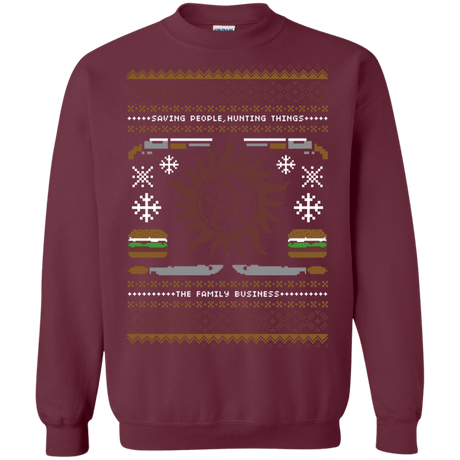 Sweatshirts Maroon / Small UGLY SUPERNATURAL Crewneck Sweatshirt