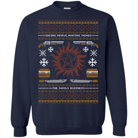 Sweatshirts Navy / Small UGLY SUPERNATURAL Crewneck Sweatshirt