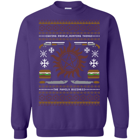 Sweatshirts Purple / Small UGLY SUPERNATURAL Crewneck Sweatshirt