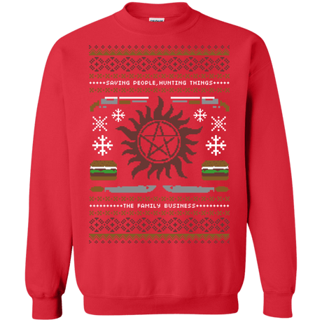 Sweatshirts Red / Small UGLY SUPERNATURAL Crewneck Sweatshirt